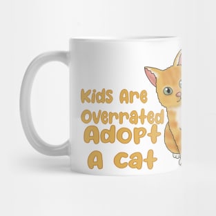 Adopt A cat (fluffy orange cat) Mug